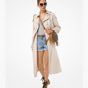 Michael Kors Cream Trench Coat